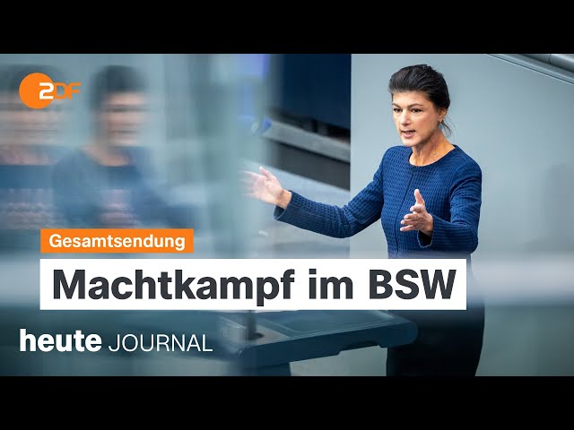 ⁣heute journal vom 02.11.24 Thüringer BSW-Streit, Lindner-Papier, deutsche Firmen blicken auf US-Wahl