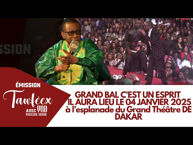 ⁣GRAND BAL C'EST UN ESPRIT - IL AURA LIEU LE 04 JANVIER 2025 à l’esplanade du Grand Théâtre DE D