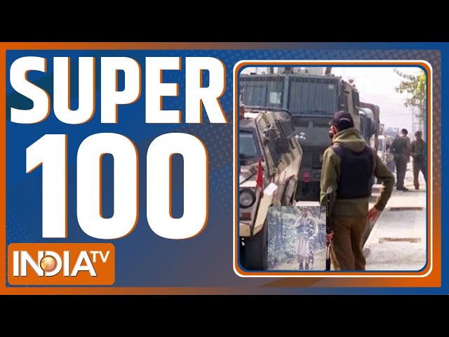 ⁣Super 100: Jammu Kashmir Encounter | Amit Shah Rally in Jharkhand|Maharshtra Election | PM Modi | UP