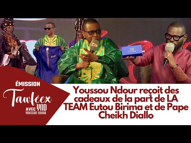 ⁣Youssou Ndour reçoit des cadeaux de la part de LA TEAM  Eutou Birima et de Pape Cheikh Diallo