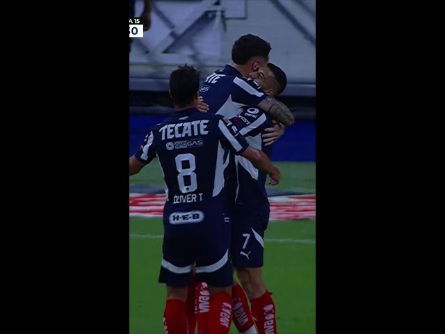 ⁣¡GOLAZO de Berterame! Es el segundo de Rayados ⚽️ #Shorts