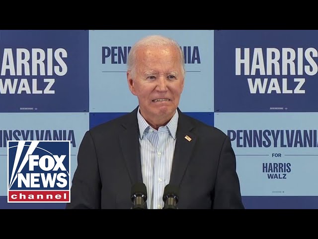 ⁣WATCH: Biden makes head-turning statement on the campaign trail