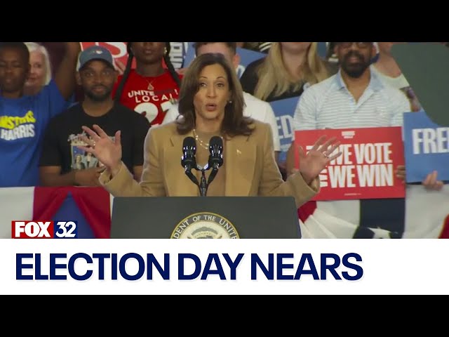 ⁣Harris, Trump campaign in North Carolina three days before election