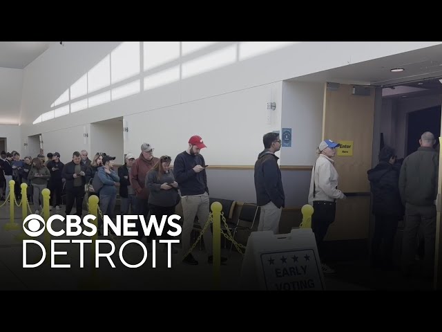 ⁣Michigan voters taking advantage of last weekend of early voting