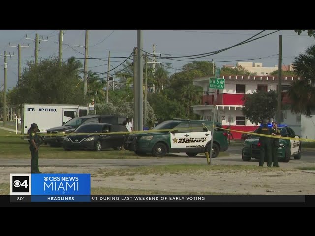 ⁣2 people stabbed in Pompano Beach