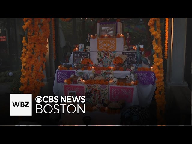 ⁣People gather in Somerville for Día de los Muertos celebration