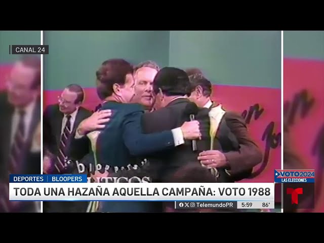 ⁣Un poco de humor: bloopers en las campañas electorales del 1988.