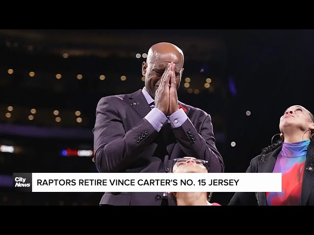 ⁣Vince Carter Jersey Retirement