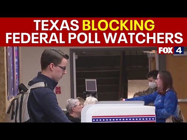 ⁣Texas refuses federal election monitors on Election Day