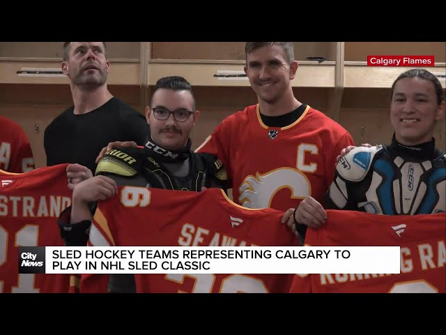 ⁣Sled Hockey teams representing Calgary to play in NHL Sled Classic