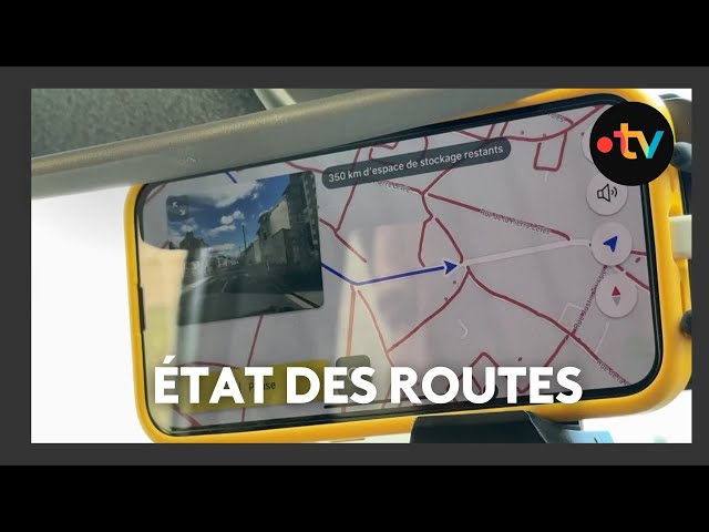 ⁣Grand Poitiers diagnostique les routes avec l'intelligence artificielle