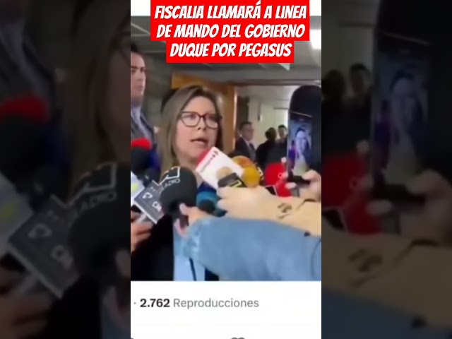 ⁣Fiscalia llamarÁ a linea de mando del gobierno duque por pegasus