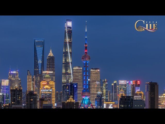 ⁣Live: Welcome to CIIE! Enjoy the neon night in Shanghai's Lujiazui – Ep. 3