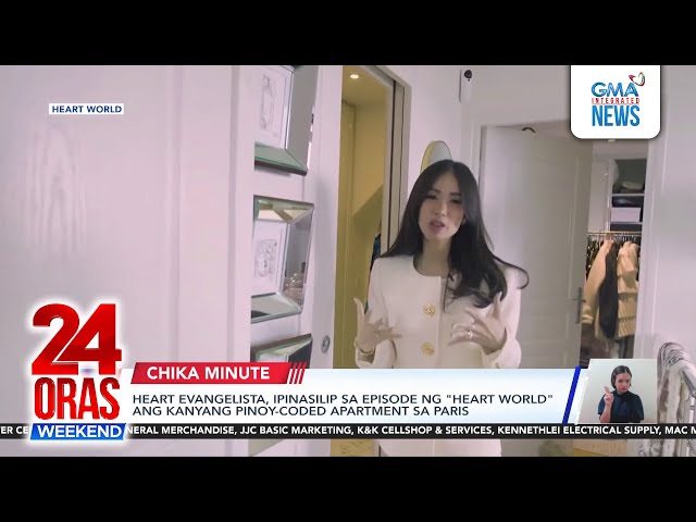 ⁣Heart Evangelista, ipinasilip sa episode ng "Heart World" ang kanyang Pinoy-... | 24 Oras 