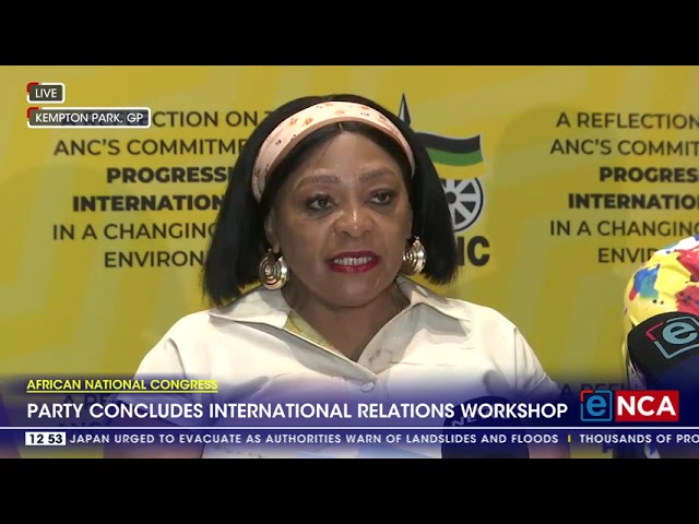 ⁣African National Congress | Party concludes international relations workshop