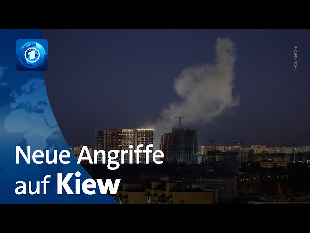 ⁣Krieg gegen die Ukraine: Russische Luftangriffe auf Kiew