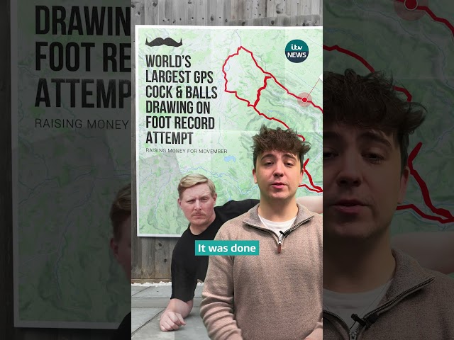 ⁣Welshman aims to draw a massive GPS penis to raise awareness for men’s health  ITV News