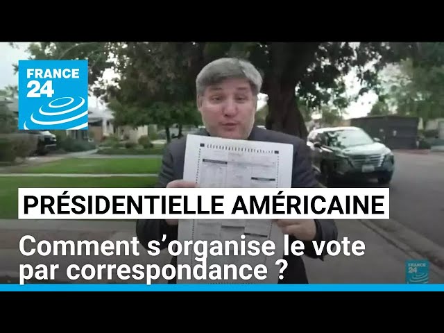 ⁣Présidentielle américaine : comment s’organise le vote par correspondance ? • FRANCE 24