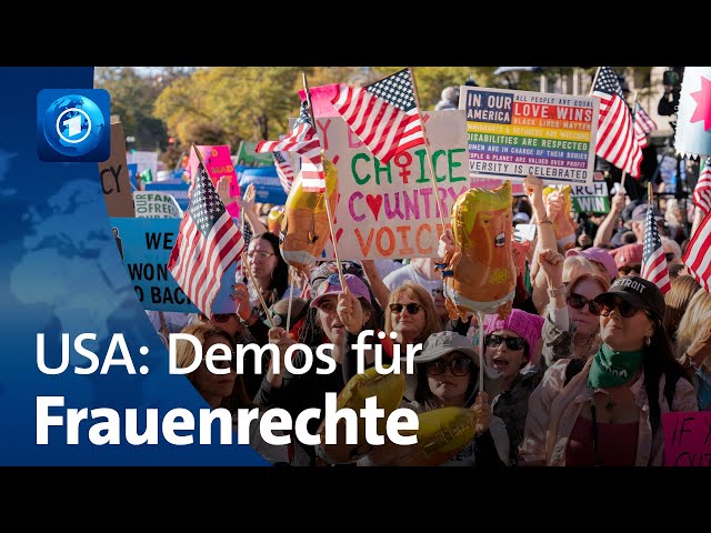 ⁣USA: Tausende demonstrieren für Frauen- und Abtreibungsrecht