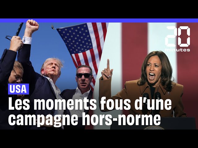 ⁣Présidentielle américaine : Flashback sur les moments les plus fous d'une campagne hors-norme