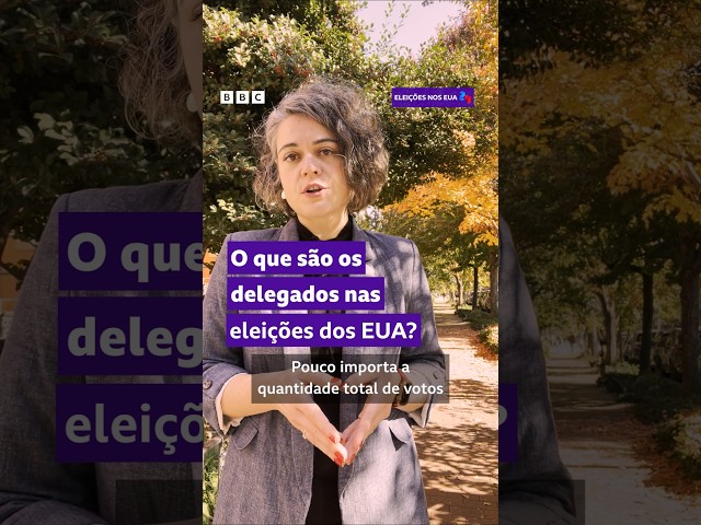 ⁣Como funciona o colégio eleitoral na eleição dos EUA? #bbcnewsbrasil #eua #delegados #eleiçõeseua