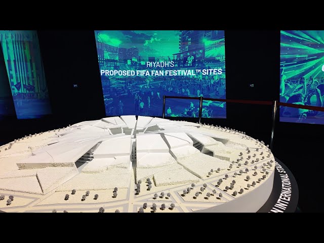 ⁣Watch: A sneak peek at Saudi Arabia's 2034 World Cup bid exhibition