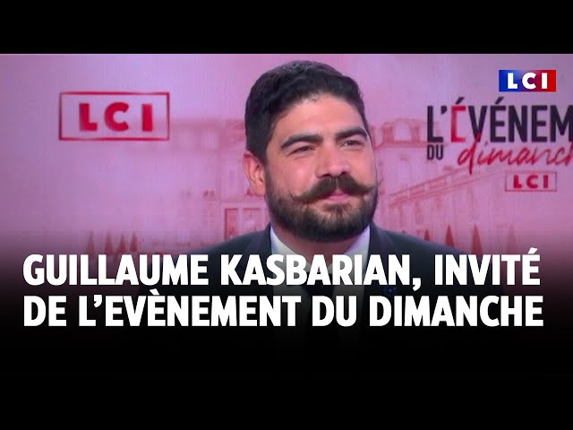 ⁣Guillaume Kasbarian, ministre de la Fonction publique, invité de l'Evénement du dimanche