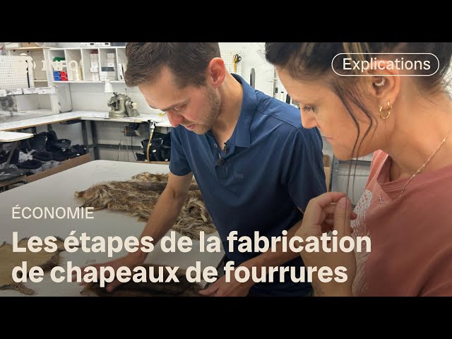 ⁣Les étapes pour fabriquer des chapeaux de fourrure