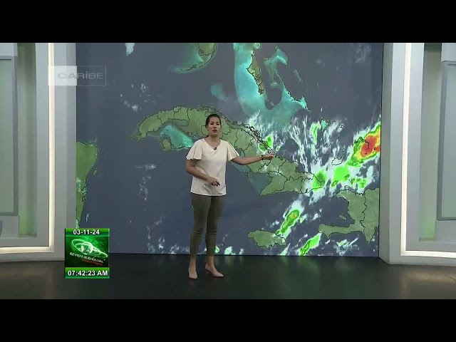 ⁣El tiempo en Cuba:  lluvias en oriente