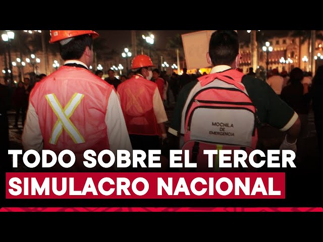 ⁣Tercer Simulacro Nacional Multipeligro 2024 del 5 de noviembre: todo sobre la actividad de Indeci