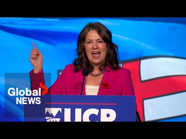 ⁣Alberta Premier Danielle Smith wins 91.5% support in UCP leadership review