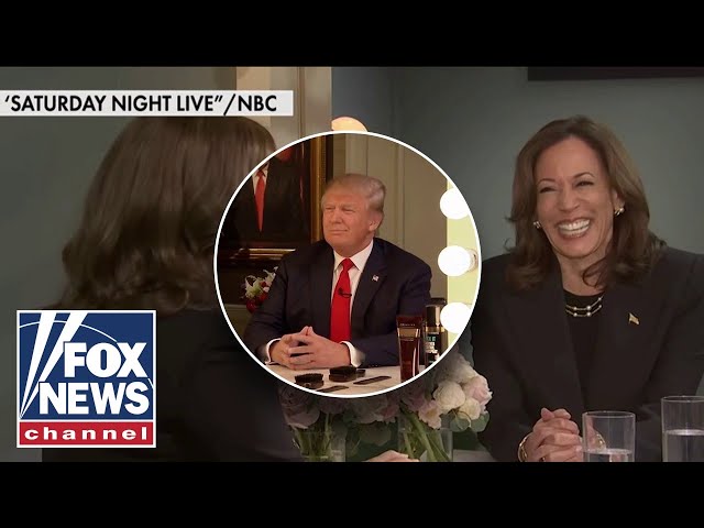 ⁣'Fox & Friends': Kamala Harris mocked for 'rip-off' of Trump SNL skit