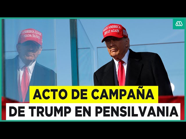 ⁣EN VIVO | Acto de campaña de Donald Trump en Pensilvania