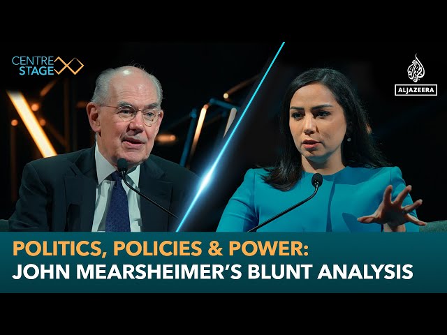 ⁣Politics, policies & power: John Mearsheimer’s blunt analysis | Centre Stage