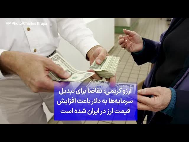 ⁣آرزو کریمی: تقاضا برای تبدیل  سرمایه‌ها به دلار باعث افزایش قیمت ارز در ایران شده است