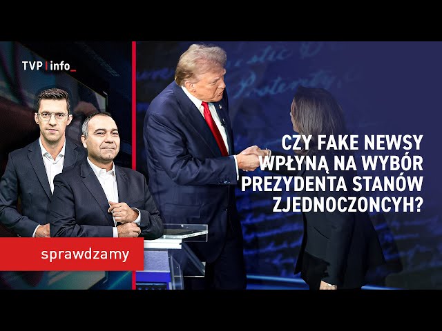 ⁣Czy fake newsy wpłyną na wybór prezydenta Stanów Zjednoczonych? | SPRAWDZAMY