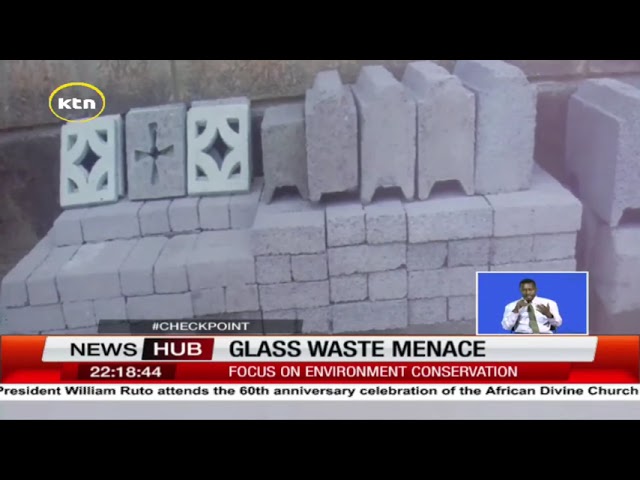 ⁣Glass Waste Menace: A Nakuru innovator now recycling glass