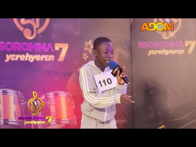 ⁣NSOROMMA AUDITIONS:  The mic was ready for melodies, but he brought the rhythm and rhymes instead