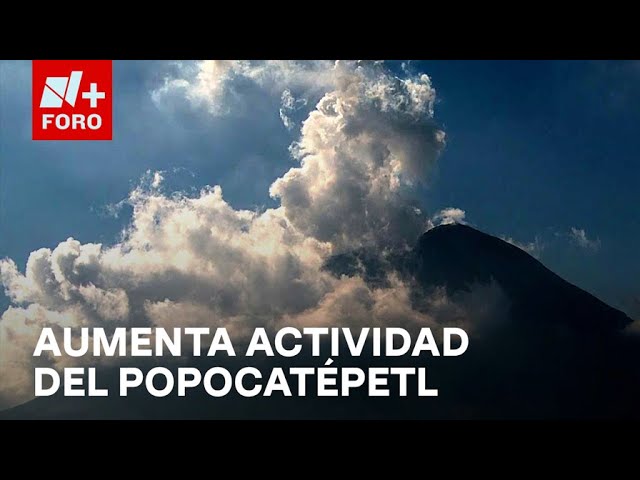 ⁣Volcán Popocatépetl, más activo que nunca; Emite fumarola y regala una hermosa postal - Las Noticias