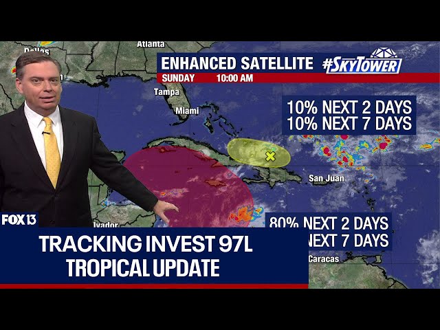 ⁣Tropical system could bring rain to Florida