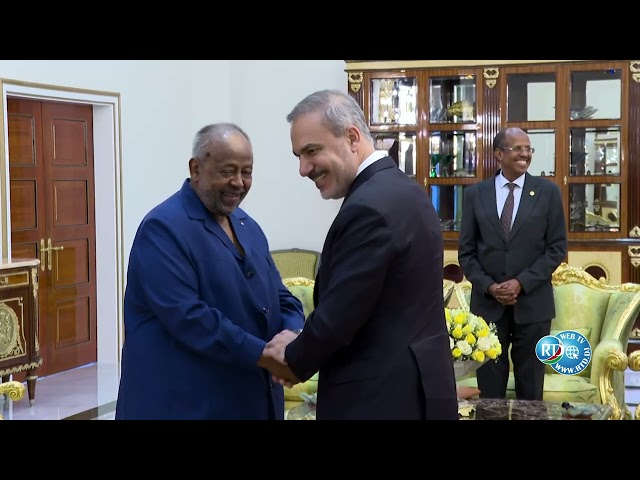 ⁣Le Président Guelleh reçoit le Ministre turc des Affaires étrangères