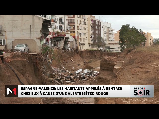 ⁣Valence : Les habitants appelés à rentrer chez eux à cause d’une alerte météo rouge