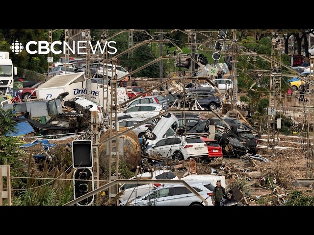 ⁣Flood damage looks like 'sheer carnage,' says Canadian in Spain