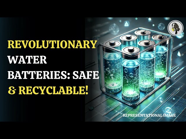 ⁣Revolutionary Water Batteries  Safe & Recyclable ! | WION Podcast