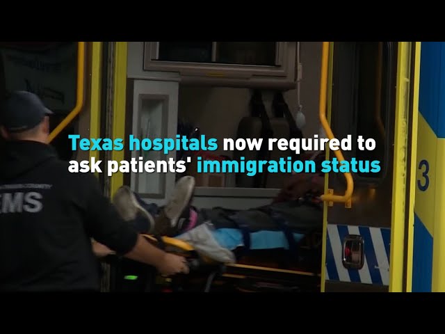 ⁣Texas hospitals now required to ask patients' immigration status