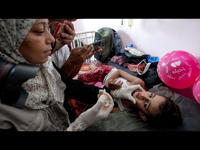 ⁣Over 50 children reportedly killed in Gaza as violence disrupts polio vaccination campaign