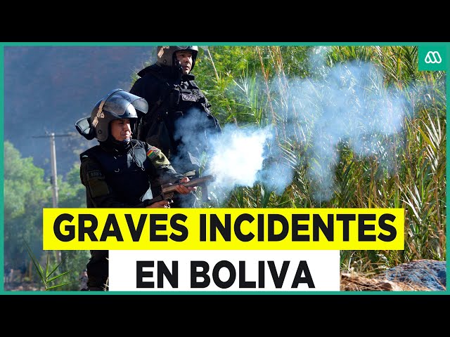 ⁣Máxima tensión en Bolivia: 200 militares retenidos por partidarios de Evo Morales