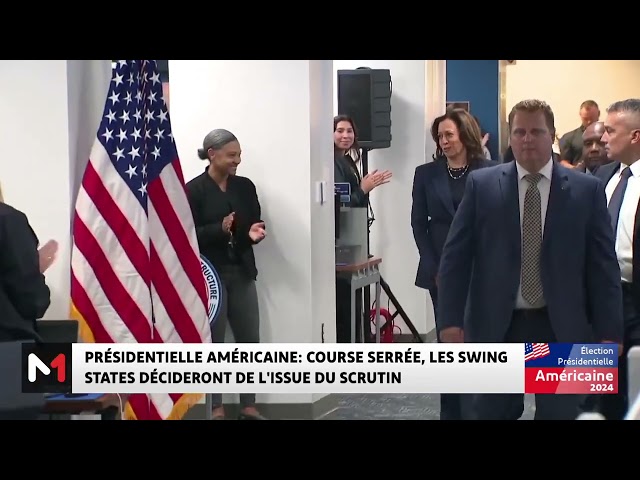 ⁣Présidentielle américaine : Courses serrée, les swing states décideront de l’issue du scrutin