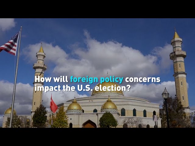 ⁣How will foreign policy concerns impact the U.S. election?