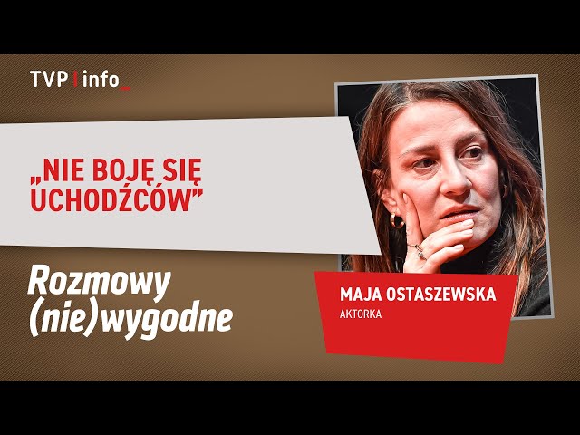 ⁣„Grożą, szczują psami”. Maja Ostaszewska o sytuacji na granicy z Białorusią | ROZMOWY (NIE)WYGODNE